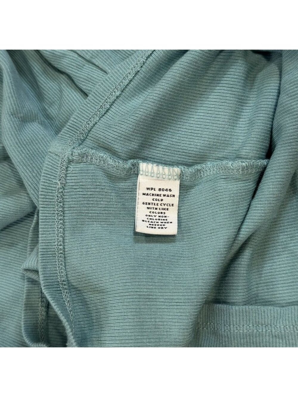 Style & Co Lace Trim Tank Top Womens Size M Teal V-Neck Stretch Rayon Layering - Picture 11 of 11